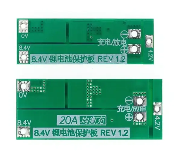 Плата контролер заряду розряду захист Li-ion акумуляторів BMS 2S 20A 7,4 В 8,4 В Стандартна версія