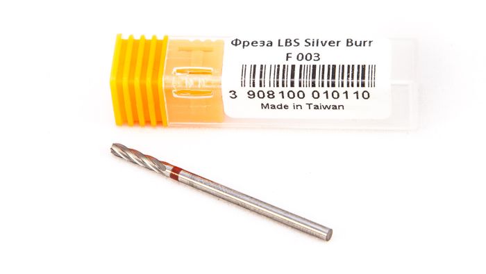 Фреза твердосплавная Silver Burr Bit F003 (красная насечка)
