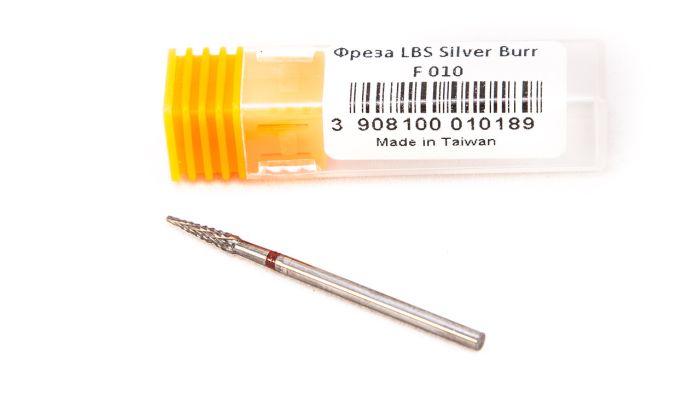 Фреза твердосплавная Silver Burr Bit F010 (красная насечка)