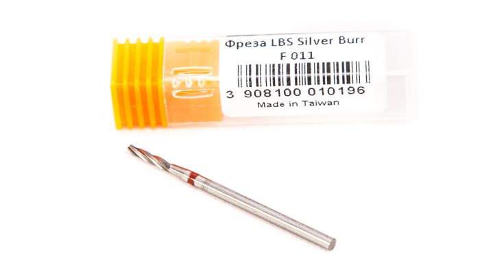 Фреза твердосплавная Silver Burr Bit F011 (красная насечка)