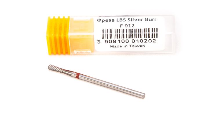 Фреза твердосплавна Silver Burr Bit F012 (червона насічка)