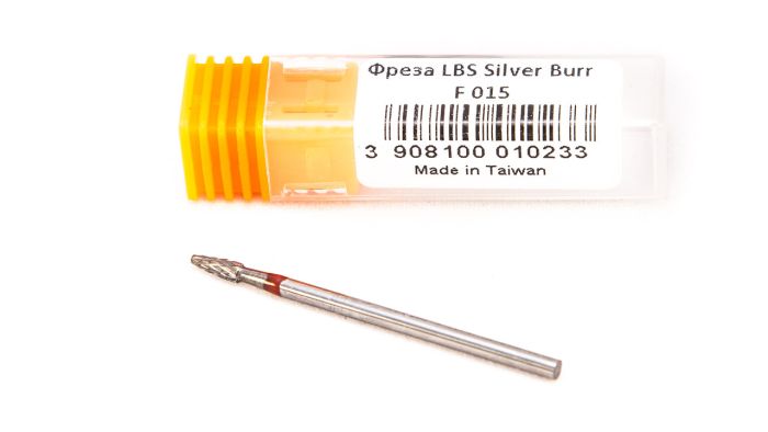 Фреза твердосплавная Silver Burr Bit F015 (красная насечка)