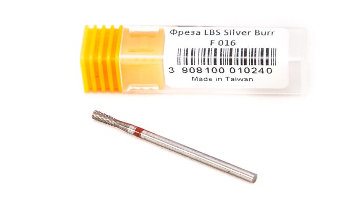 Фреза твердосплавна Silver Burr Bit F016 (червона насічка)