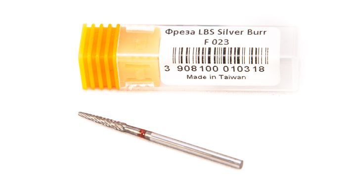 Фреза твердосплавна Silver Burr Bit F023 (червона насічка)