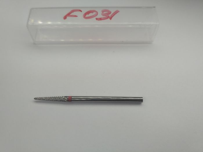 Фреза твердосплавная Silver Burr Bit F031 (красная насечка)