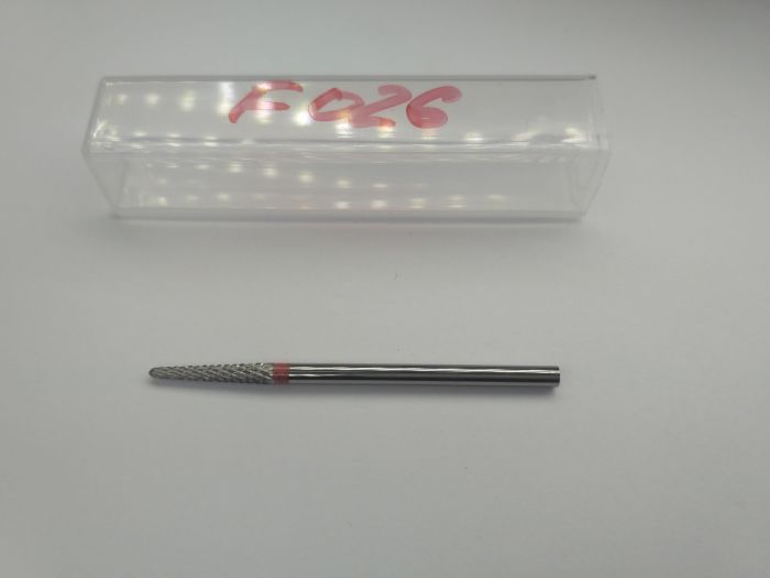 Фреза твердосплавная Silver Burr Bit F026 (красная насечка)