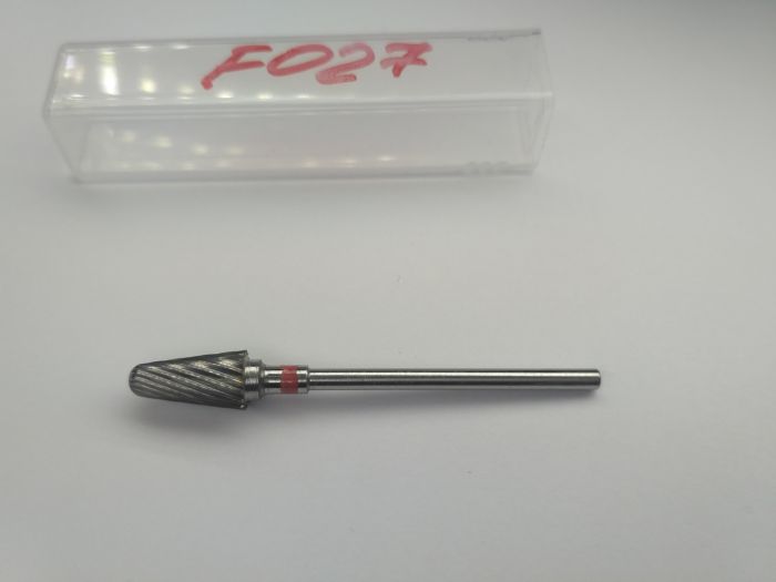 Фреза твердосплавная Silver Burr Bit F027 (красная насечка)
