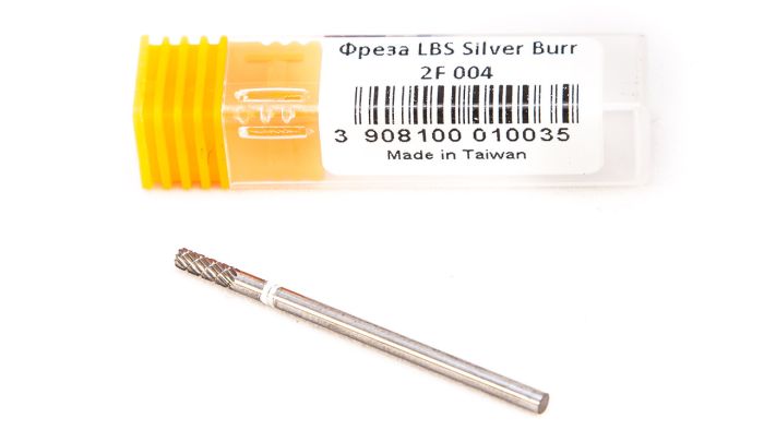 Фреза твердосплавная Silver Burr Bit 2F004 (белая насечка)