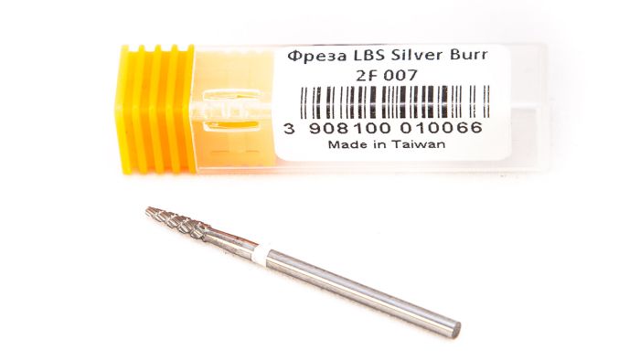 Фреза твердосплавная Silver Burr Bit 2F007 (белая насечка)