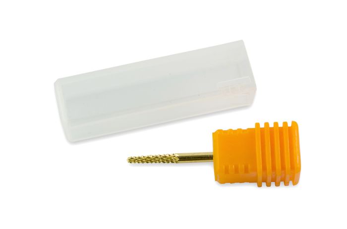 Фреза твердосплавная  золотая 1001 (синяя насечка)