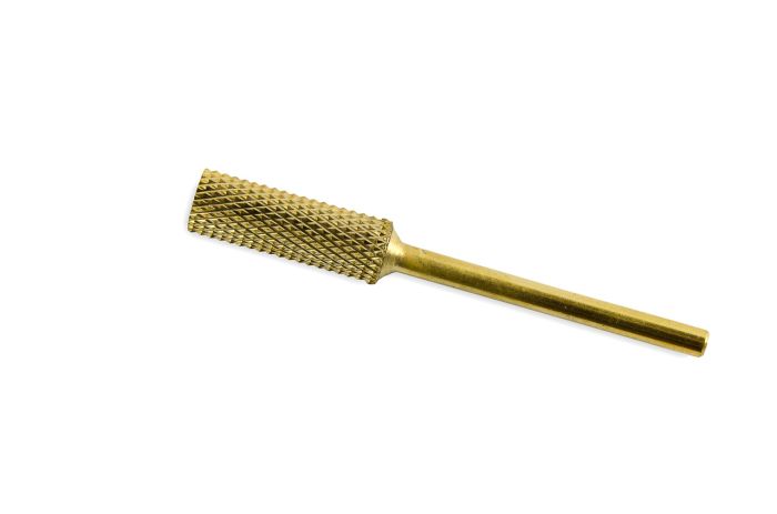 Фреза твердосплавна золота 1004 (синя насічка)