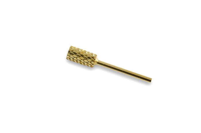 Фреза твердосплавная  золотая 10011(XXC) ( красная насечка)