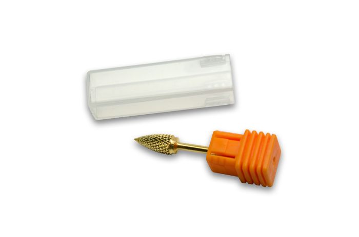 Фреза твердосплавна золота 10012-1 (чорна насічка)