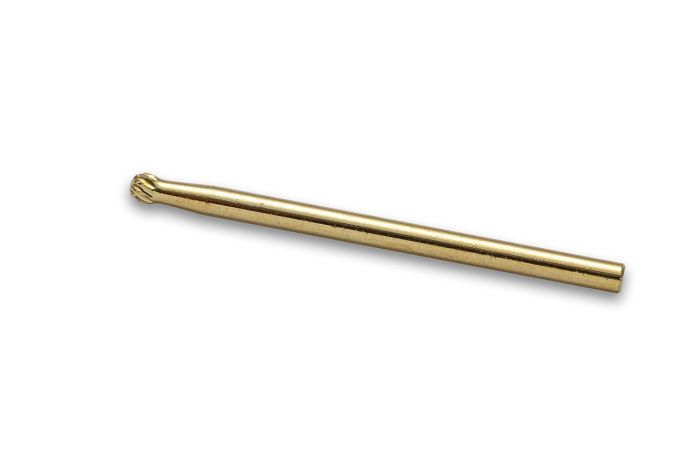 Фреза твердосплавная  золотая F Small Ball Bit (красная насечка)