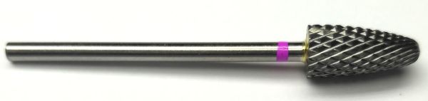 Фреза твердосплавна Carbide metallic combined notch F322 (рожева насічка)