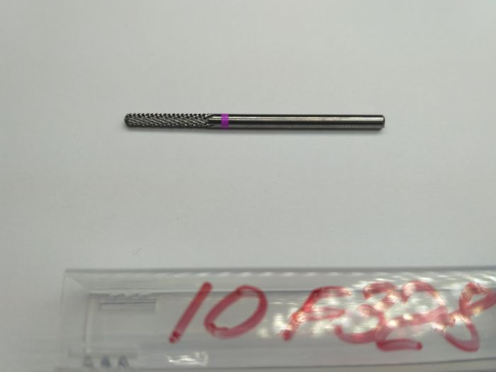 Фреза твердосплавна Carbide metallic combined notch F328 (рожева насічка)