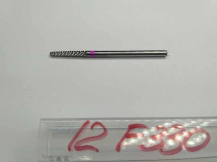 Фреза твердосплавная Carbide metallic combined notch F330 (розовая насечка)