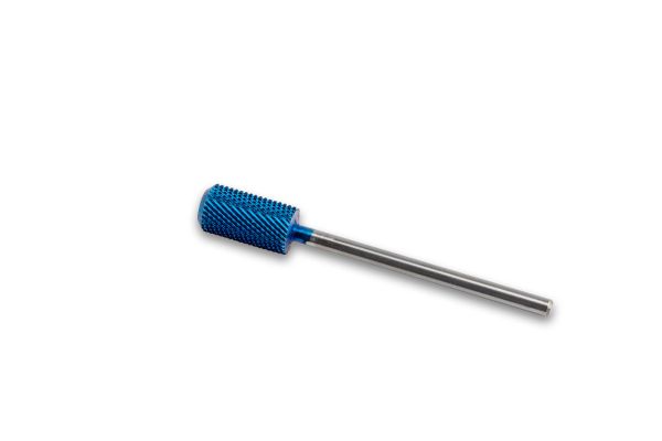 Фреза вольфрамова твердосплавна 07 Blue Tungsten Barrel Bevel (синя насічка)