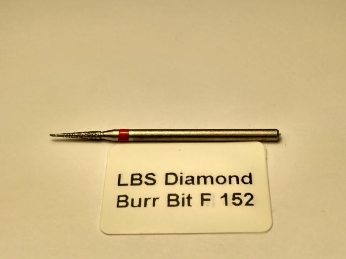 Фреза алмазна Конус, діаметр-1,9 мм, (червона насічка)