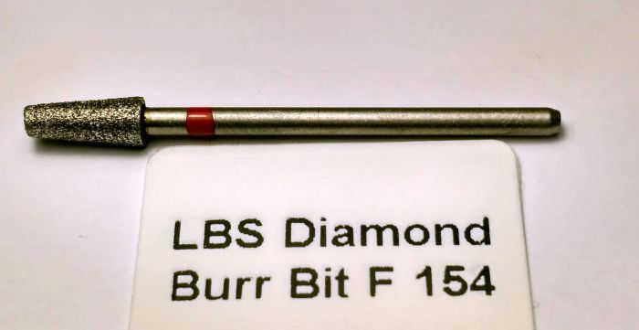 Фреза алмазна Конус, діаметр-4,2 мм, (червона насічка)