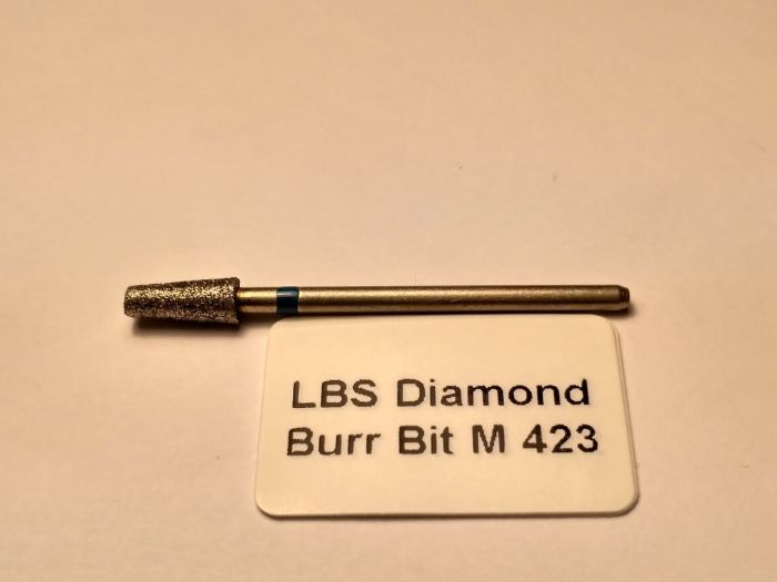 Фреза алмазная Конус,диаметр-4,2 мм,(синяя насечка)