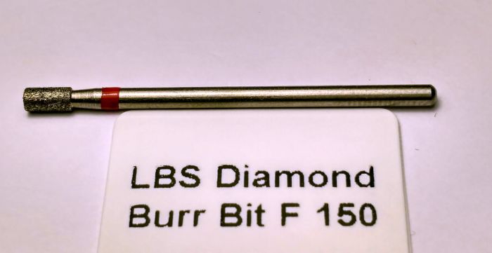 Фреза алмазна Циліндр, діаметр-2,7 мм, (червона насічка)