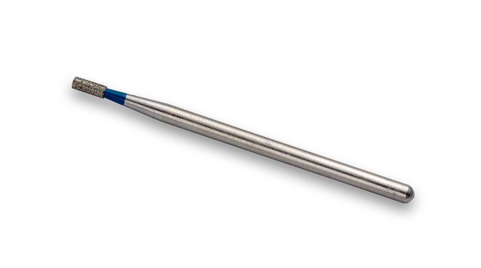 Фреза алмазна Циліндр, діаметр-1,8 мм, (синя насічка)