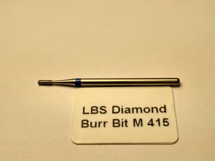 Фреза алмазна Циліндр, діаметр-1,4 мм, (синя насічка)