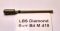 Фреза алмазная Цилиндр ,диаметр-4,1 мм,(синяя насечка)