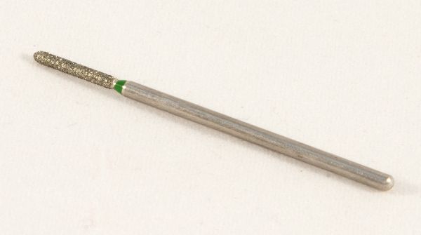 Фреза алмазная  Цилиндр ,диаметр-1,9 мм,(зеленая насечка)