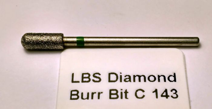 Фреза алмазная  Цилиндр ,диаметр-4,2 мм,(зеленая насечка)