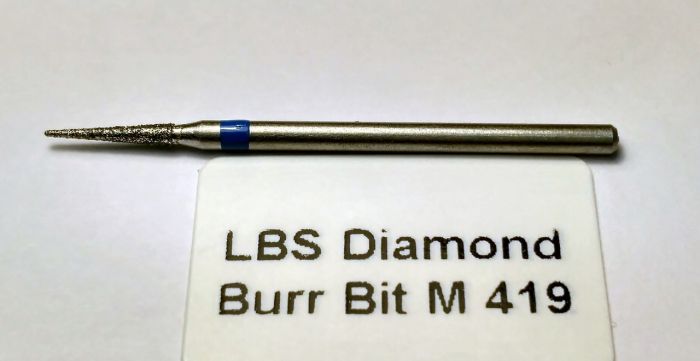 Фреза алмазная Игла,диаметр-1,9 мм,(синяя насечка)