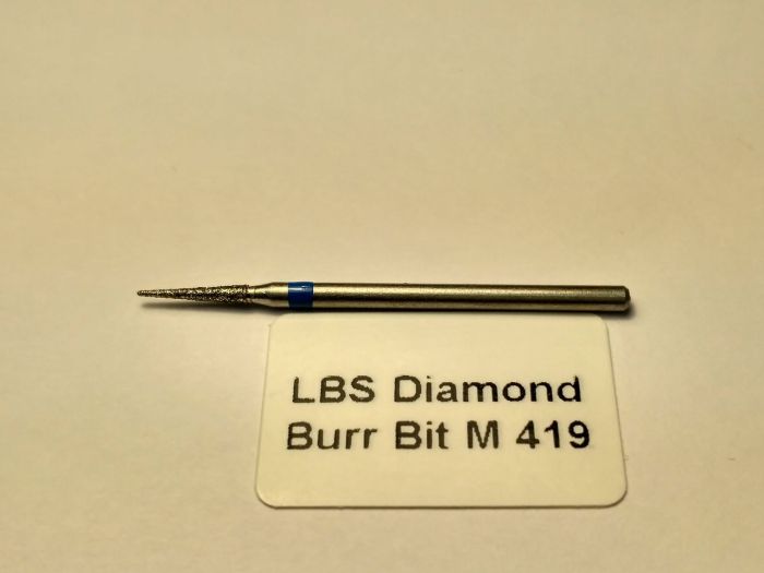 Фреза алмазная Игла,диаметр-1,9 мм,(синяя насечка)