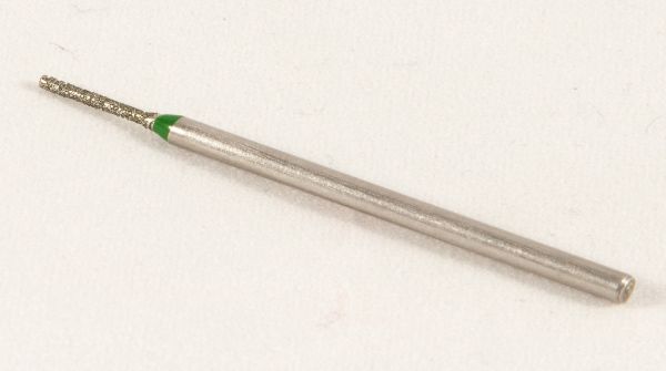 Фреза алмазна Голка, діаметр-1,2 мм, (зелена насічка)