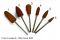 Фреза силиконовая  N 1 Коричневая Brown