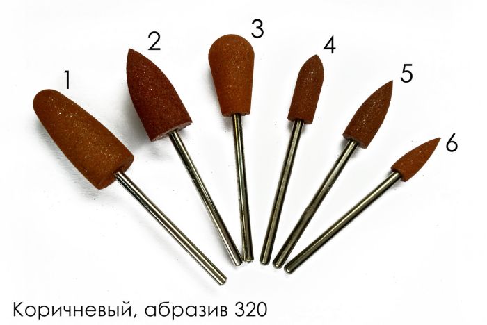 Силіконова фреза N 2 Коричнева Brown