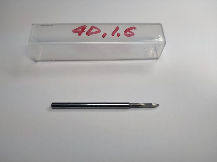 Безпечна твердосплавна фреза 4D 1,6 мм