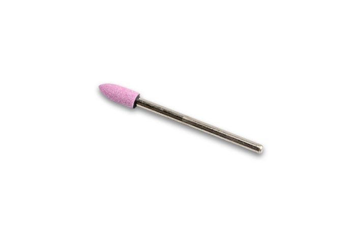 Корундова фреза Flame M велика куля, діаметр 4 мм (рожева)