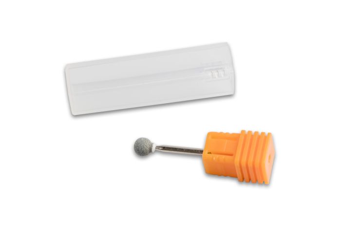 Корундова фреза Grey Ball кулька, діаметр 5 мм (сіра)