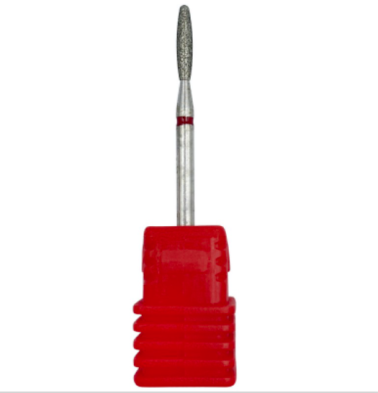 Фреза алмазна Полум'я тупе, діаметр-2,5 мм, (червона насічка)