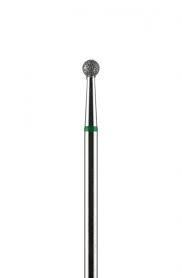 Фреза алмазна Кулька, діаметр-1,9 мм, (зелена насічка)