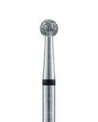 Фреза алмазная  Шарик  ,диаметр-  2,2 мм,(  черная насечка)