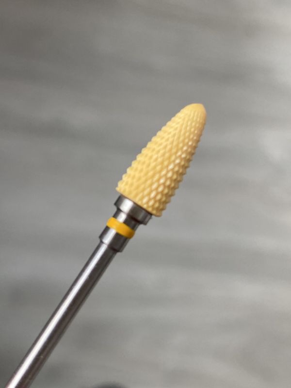 Фреза жовта керамічна Yellow Flame XF кукурудза (жовта насічка)