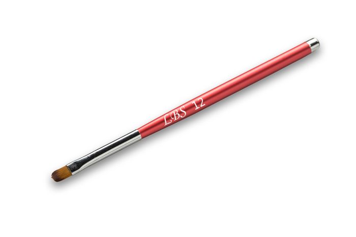Кисть  Rubin  LBS 12 для моделирования ногтей гелем овальная