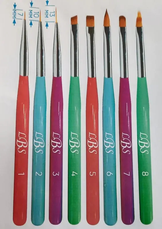Кисть  цветная  LBS для рисования 2