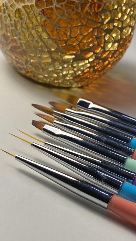 Пензель кольоровий LBS 6 для акрилу