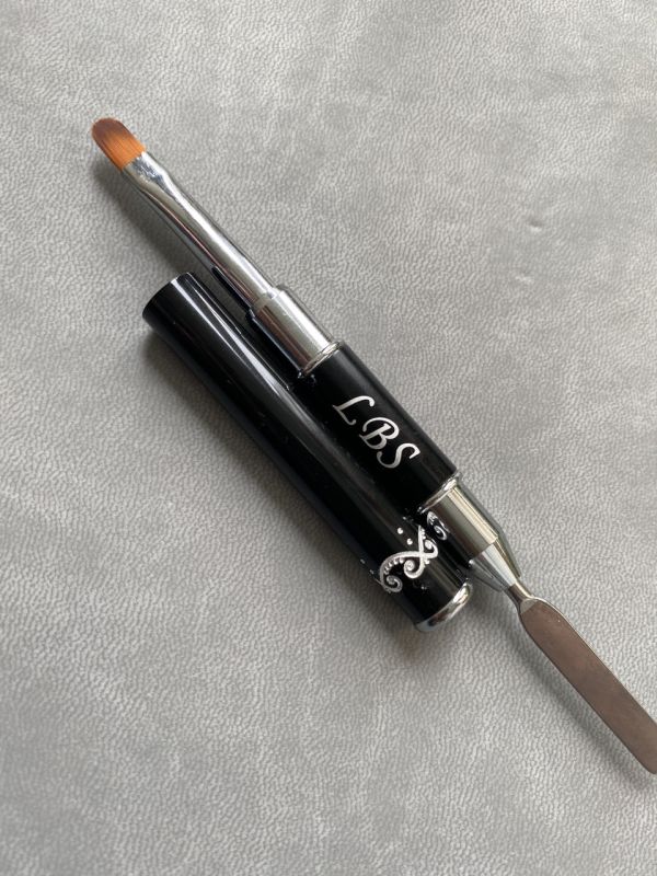 Двосторонній пензлик-шпатель LBS для полігеля