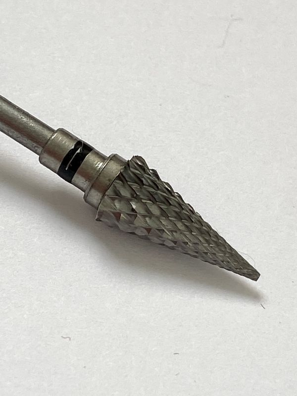 Фреза твердосплавна гострий конус (чорна)