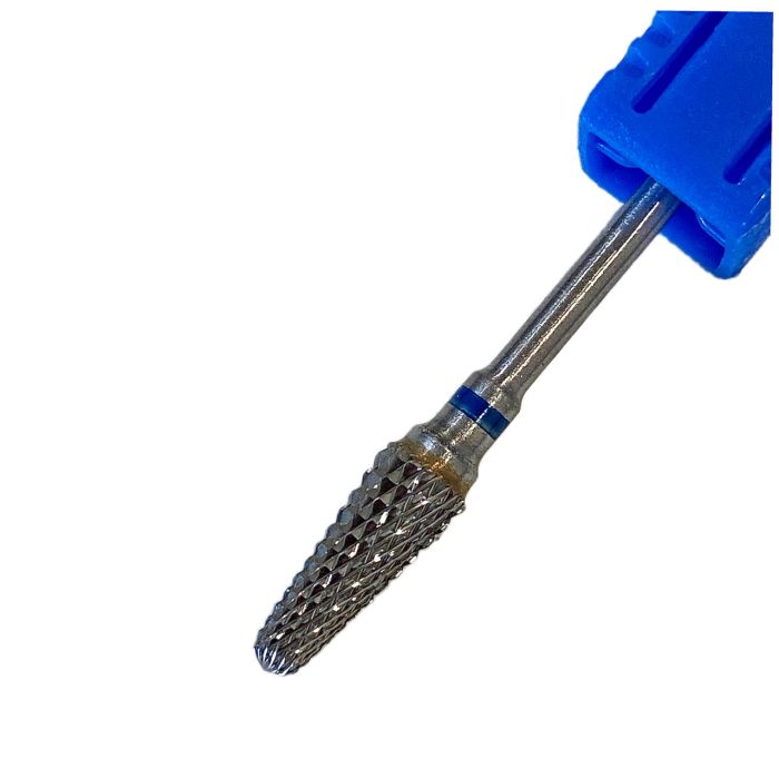 Фреза твердосплавная Конус узкий синяя насечка