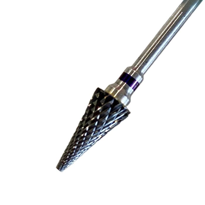 Фреза твердосплавна Конус фіолетова насічка